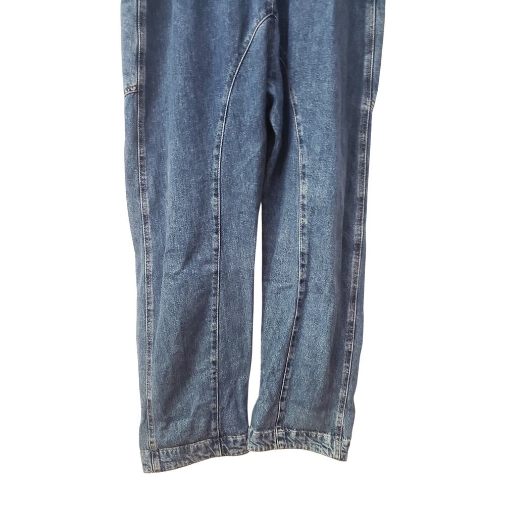 Free People High Roller Denim Jumpsuit Size Extra Small - Picture 6 of 9